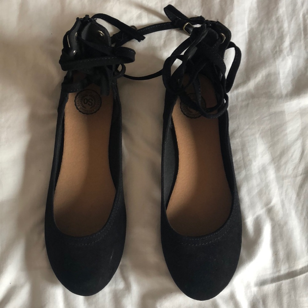 Black slip ons